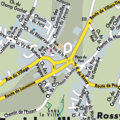 Stadtplan Froideville