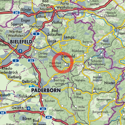 Landkarte Fromhausen