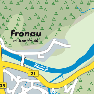 Stadtplan Fronau