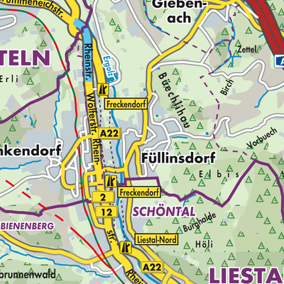 Übersichtsplan Füllinsdorf
