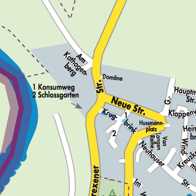 Stadtplan Fürstenberg