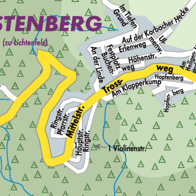 Stadtplan Fürstenberg