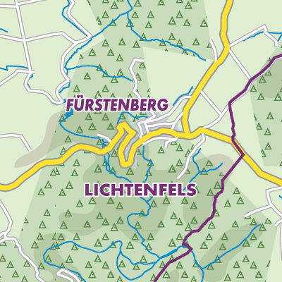 Übersichtsplan Fürstenberg