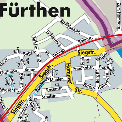 Stadtplan Fürthen