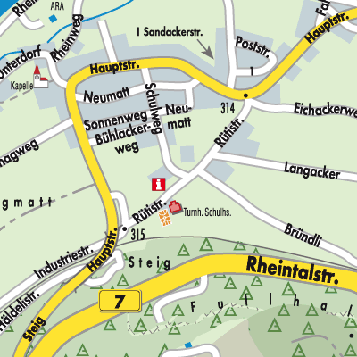 Stadtplan Full-Reuenthal