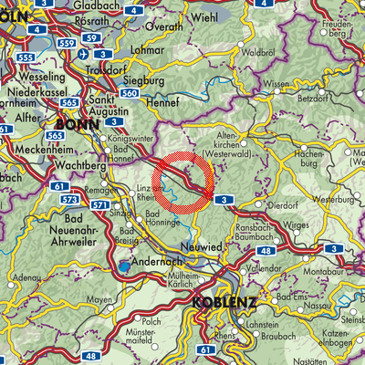 Landkarte Funkenhausen