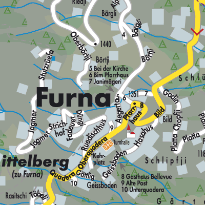 Stadtplan Furna