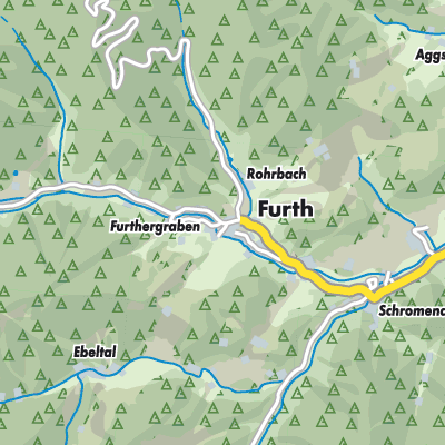 Übersichtsplan Furth an der Triesting