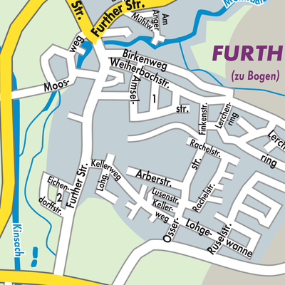Stadtplan Furth