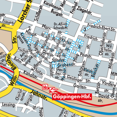 Göppingen Stadtpläne und Landkarten