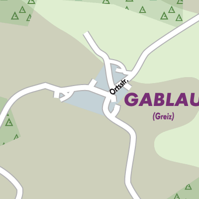 Stadtplan Gablau