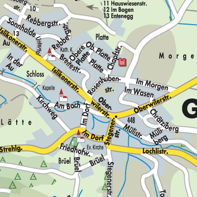 Stadtplan Gachnang