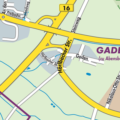 Stadtplan Gaden