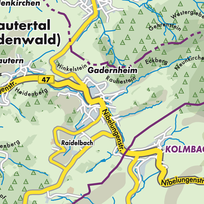 Übersichtsplan Gadernheim