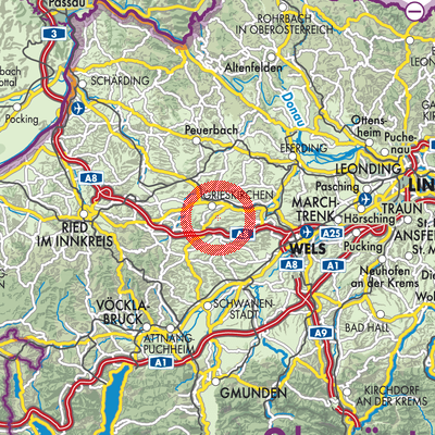 Landkarte Gallspach