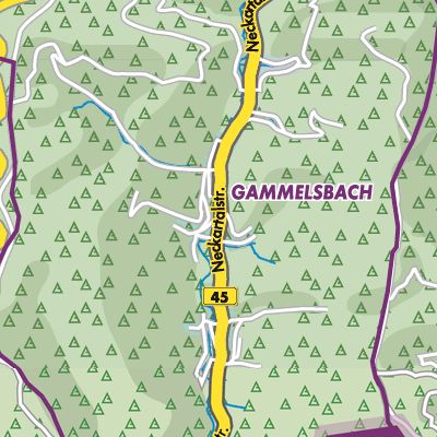 Übersichtsplan Gammelsbach