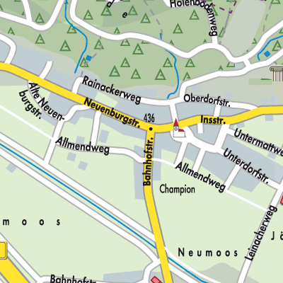 Stadtplan Gampelen