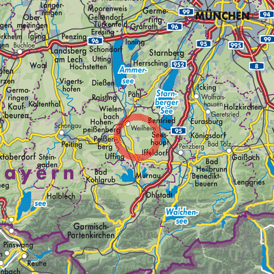 Landkarte Gandershofen