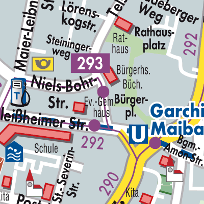 Stadtplan Garching bei München