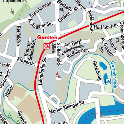 Stadtplan Garsten