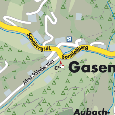 Stadtplan Gasen