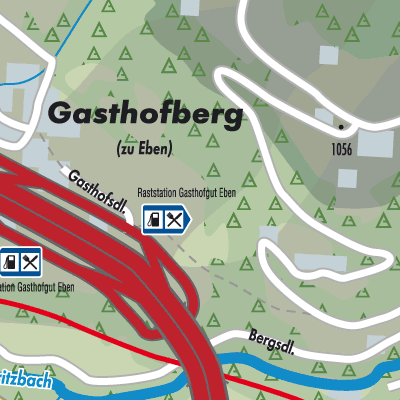 Stadtplan Gasthofberg