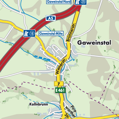Übersichtsplan Gaweinstal