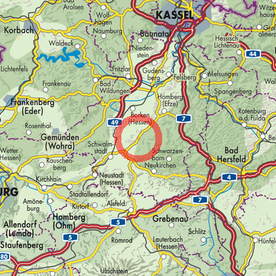 Landkarte Gebersdorf