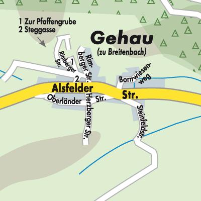 Stadtplan Gehau