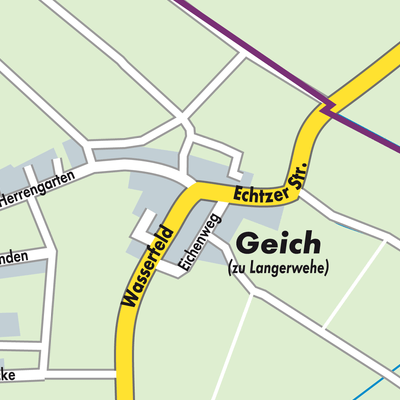 Stadtplan Geich-Obergeich