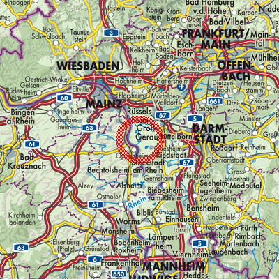 Landkarte Geinsheim
