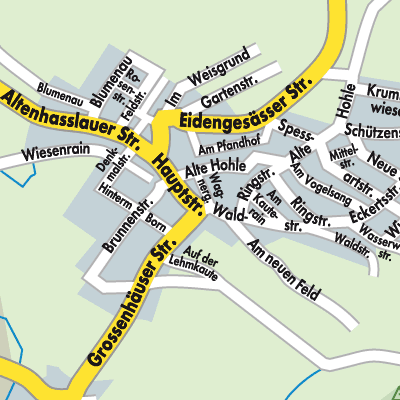 Stadtplan Geislitz