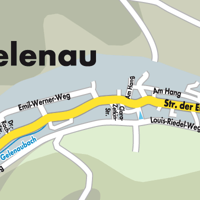 Stadtplan Gelenau/Erzgebirge