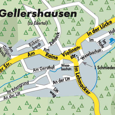Stadtplan Gellershausen