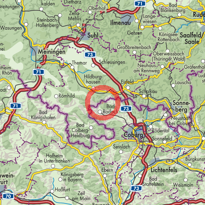 Landkarte Gellnhausen
