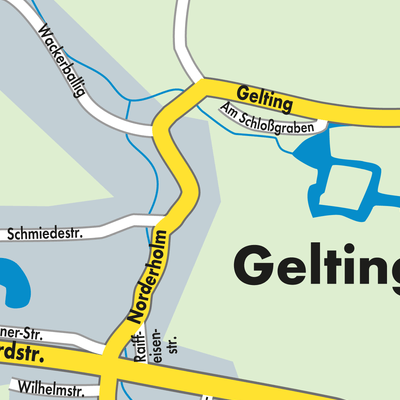 Stadtplan Geltinger Bucht
