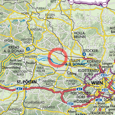 Gemeinde Königsbrunn am Wagram Stadtpläne und Landkarten