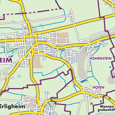 Übersichtsplan Gemeindeverwaltungsverband Bönnigheim