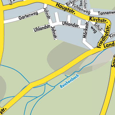 Stadtplan Gemeindeverwaltungsverband Kirchberg-Weihungstal