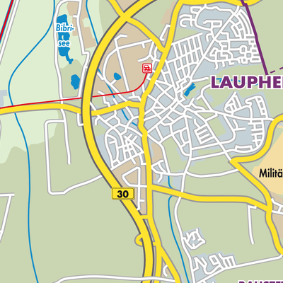 Übersichtsplan Gemeindeverwaltungsverband Laupheim