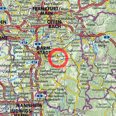 Landkarte Georgenhausen