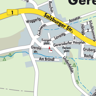 Stadtplan Gerersdorf
