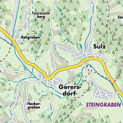 Übersichtsplan Gerersdorf-Sulz