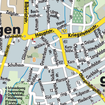 Stadtplan Gerlafingen