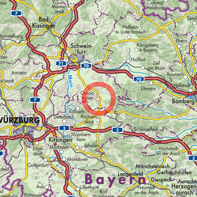 Landkarte Gerolzhofen (VGem)
