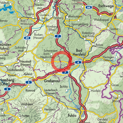 Landkarte Gersdorf