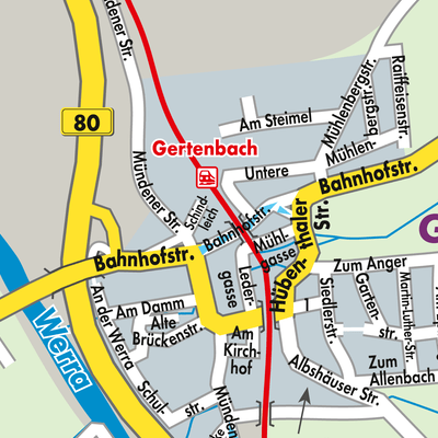Stadtplan Gertenbach