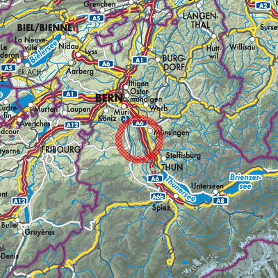 Landkarte Gerzensee