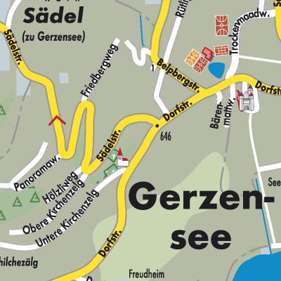 Stadtplan Gerzensee