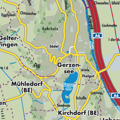 Übersichtsplan Gerzensee